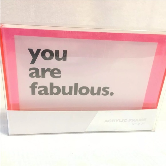 INC Bright Pink Stand Alone Desktop Picture Frame - Picture 3 of 6